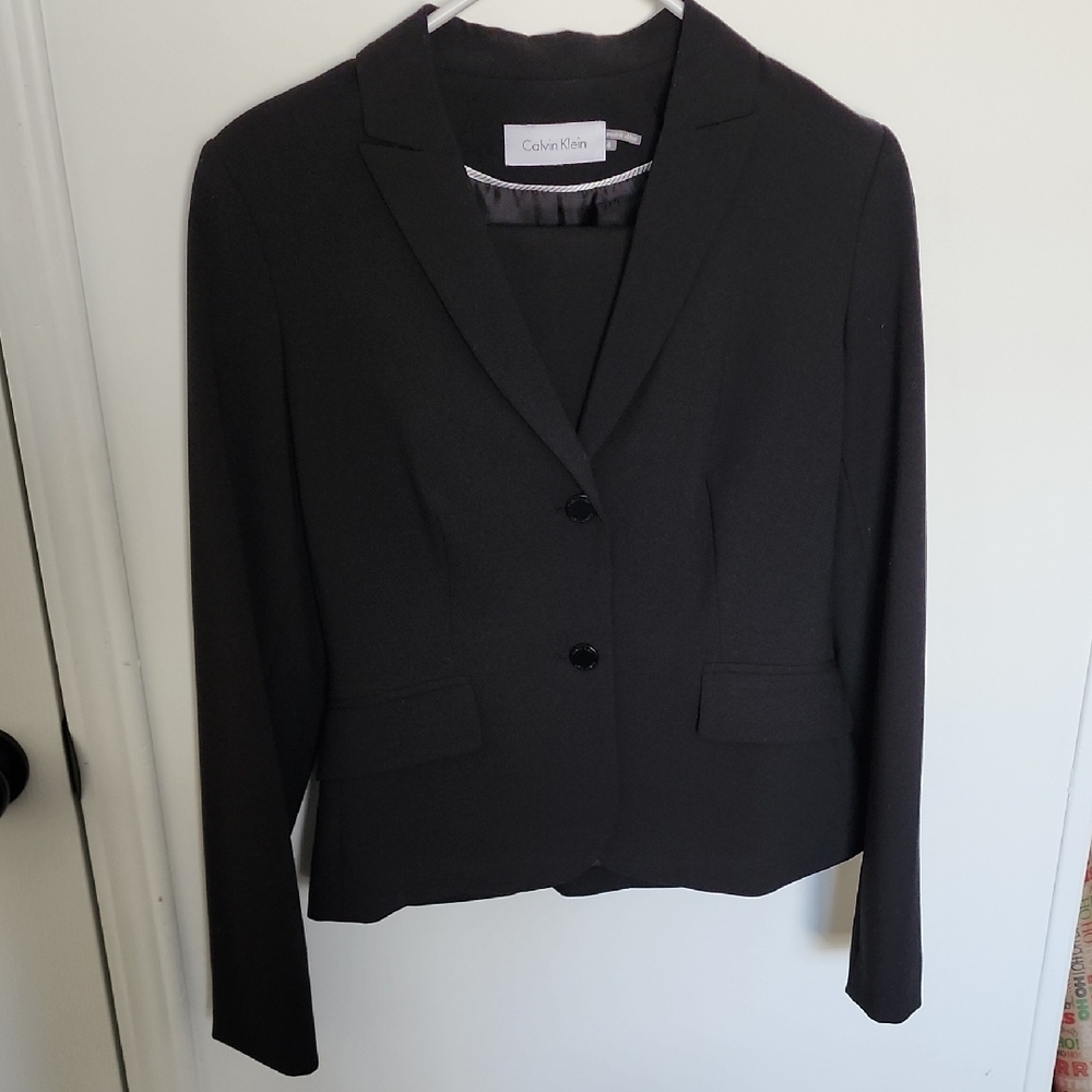 Calvin Klein Women's Black Suit - Pencil Skirt & Blazer Set